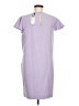 Milly Solid Purple Casual Dress Size 8 - photo 2