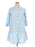 Unbranded Checkered-gingham Blue Casual Dress Size XXL - photo 1