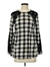 Zara Gray Long Sleeve Blouse Size S - photo 1
