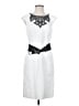 Antonio Melani Argyle White Casual Dress Size 4 - photo 1