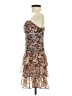 Express Floral Brown Cocktail Dress Size XS - photo 5