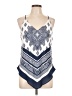 I.N. San Francisco 100% Polyester Blue Tank Top Size L - photo 1