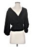 Express 100% Polyester Black 3/4 Sleeve Blouse Size XS - photo 1