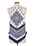I.N. San Francisco 100% Polyester Blue Tank Top Size L - photo 2