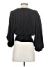 Express 100% Polyester Black 3/4 Sleeve Blouse Size XS - photo 2