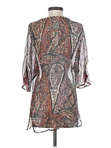Joie a La Plage 3/4 Sleeve Silk Top (view 2)