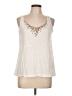 Eileen Fisher Ivory Sleeveless Top Size L - photo 1