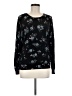 Daniel Rainn Floral Black Pullover Sweater Size M - photo 1