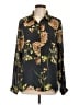 CAbi 100% Polyester Floral Black Long Sleeve Blouse Size L - photo 1
