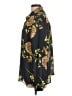 CAbi 100% Polyester Floral Black Long Sleeve Blouse Size L - photo 5
