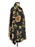 CAbi 100% Polyester Floral Black Long Sleeve Blouse Size L - photo 4