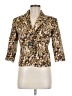 Neiman Marcus Animal Print Gold Tan Blazer Size 6 - photo 1