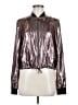 Barbara Bui 100% Polyester Metallic Silver Jacket Size EU (FR) 38 / US 6 - photo 1