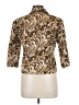 Neiman Marcus Animal Print Gold Tan Blazer Size 6 - photo 2
