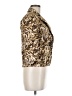 Neiman Marcus Animal Print Gold Tan Blazer Size 6 - photo 4