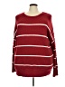 chic soul (chicsoul.com) Stripes Red Pullover Sweater Size 2X - photo 1