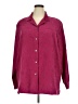 E.L.C.C. 100% Polyester Burgundy 3/4 Sleeve Blouse Size 2X - photo 1