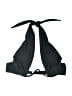 Shein Chevron-herringbone Black Swimsuit Top Size XL - photo 1