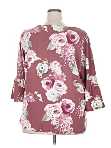 Green Envelope 3/4 Sleeve Blouse (view 2)