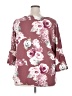 Green Envelope Burgundy 3/4 Sleeve Blouse Size 3X - photo 2