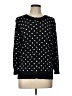 Ellen Tracy Polka Dots Black Pullover Sweater Size L - photo 1