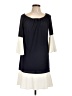 MSK Color Block Ivory Casual Dress Size L - photo 1