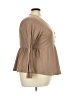 Shein Curve Brown Tan Long Sleeve Top Size 18 Plus (3) - photo 4