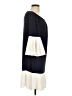 MSK Color Block Ivory Casual Dress Size L - photo 4