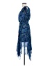 The Kooples 100% Polyester Paisley Blue Cocktail Dress Size Sm (1) - photo 5