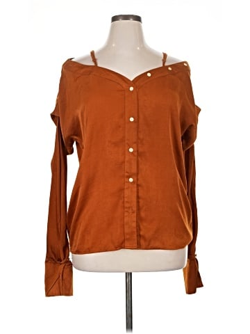 Alpha and Omega Long Sleeve Blouse (view 1)