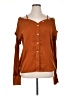 Alpha and Omega 100% Polyester Brown Long Sleeve Blouse Size XL - photo 1