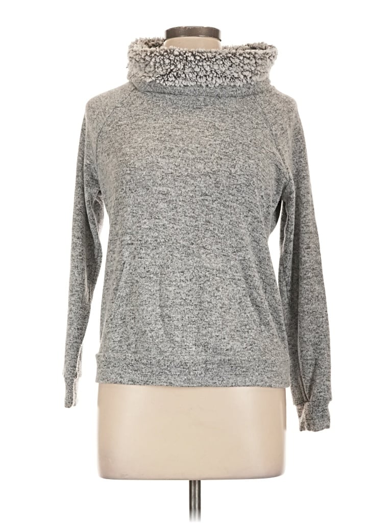 Pre-owned Ultra Flirt Turtleneck Sweater In Silver