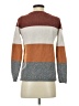 Pinque Color Block Brown Pullover Sweater Size XS - photo 2
