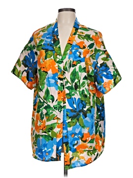 Shein Curve Short Sleeve Blouse