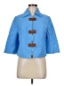 Worth New York Blue Raincoat Size 8 - photo 1