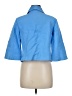 Worth New York Blue Raincoat Size 8 - photo 2