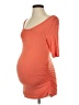 a:glow Orange 3/4 Sleeve Top Size Sm Maternity - photo 1