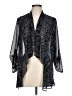 Investments 100% Polyester Black Kimono Size L (petite) - photo 1