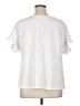 Shein Curve White Short Sleeve Blouse Size 1X - photo 2