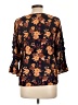 Rusttydustty 100% Viscose Floral Brown 3/4 Sleeve Blouse Size L - photo 2
