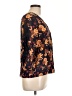 Rusttydustty 100% Viscose Floral Brown 3/4 Sleeve Blouse Size L - photo 4