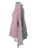 Miracle Color Block Pink Turtleneck Sweater Size S - photo 5