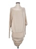 Unbranded Solid Tan Casual Dress Size S - photo 1