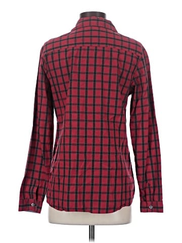Indigo Long Sleeve Button-Down Shirt (view 2)