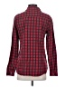 Indigo 100% Cotton Plaid Red Long Sleeve Button-Down Shirt Size S - photo 2