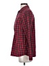 Indigo 100% Cotton Plaid Red Long Sleeve Button-Down Shirt Size S - photo 5