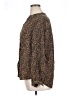 GOODTHREADS 100% Viscose Animal Print Brown Long Sleeve Blouse Size XL - photo 5