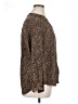 GOODTHREADS 100% Viscose Animal Print Brown Long Sleeve Blouse Size XL - photo 4