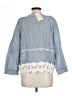 Young Essence Blue 3/4 Sleeve Blouse Size L - photo 2
