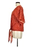 VIISHOW Red 3/4 Sleeve Blouse Size M - photo 5